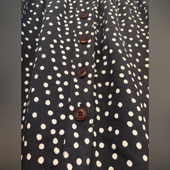 American Eagle AE77 premium 100% Linen Button up Maxi /Midi Skirt NWT - Picture 4 of 6